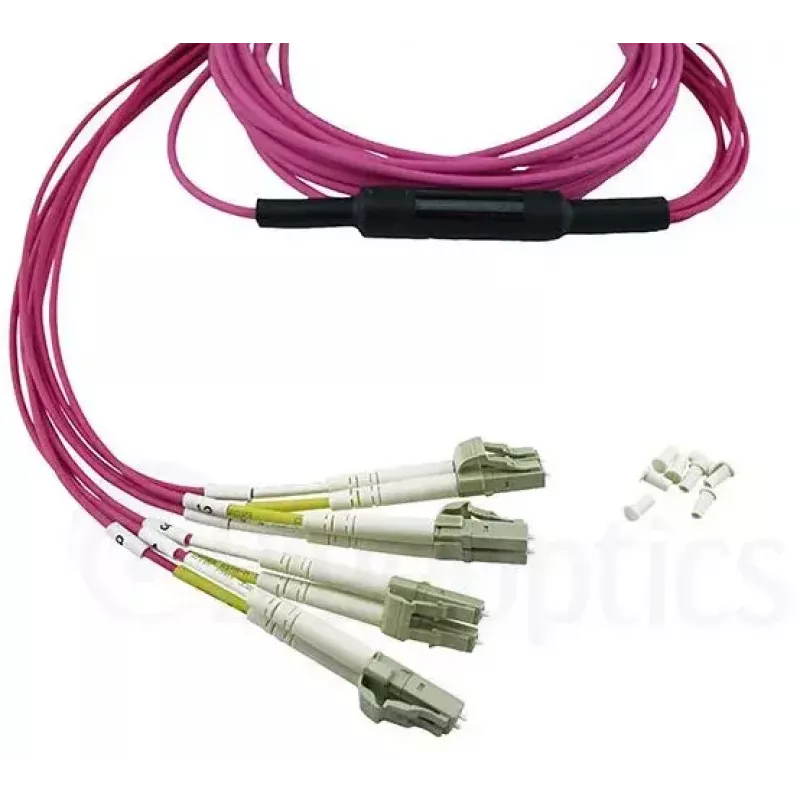 BlueOptics CBL-MPO12-4LC-OM4-15M-BO InfiniBand fibre optic cable MPO 4x LC 15m