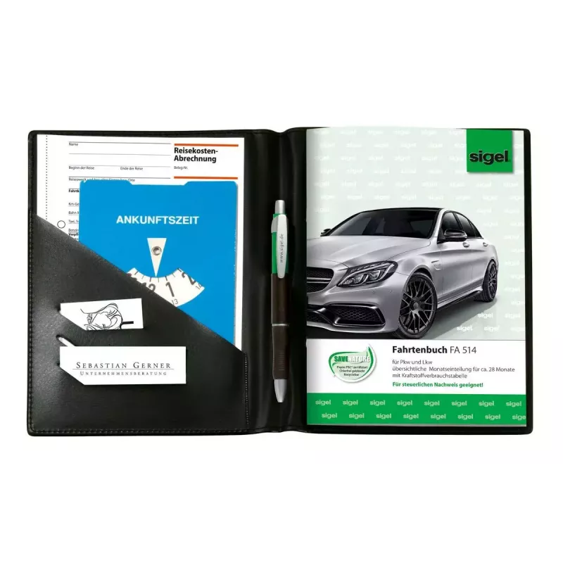Personal Organizer Sigel EF510 Leatherette Plastic Black