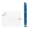 Legamaster Magic-Chart Whiteboard Foil 90x120cm Electrostatic Dry-Erase PP Film, 25 Sheets, White