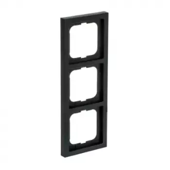 Busch-Jaeger electrical switch/cover panel 1723-885K Black, thermoplastic, screwless, 80×222×11 mm
