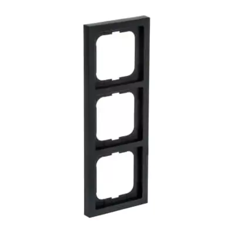 Busch-Jaeger electrical switch/cover panel 1723-885K Black, thermoplastic, screwless, 80×222×11 mm