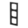 Busch-Jaeger electrical switch/cover panel 1723-885K Black, thermoplastic, screwless, 80×222×11 mm