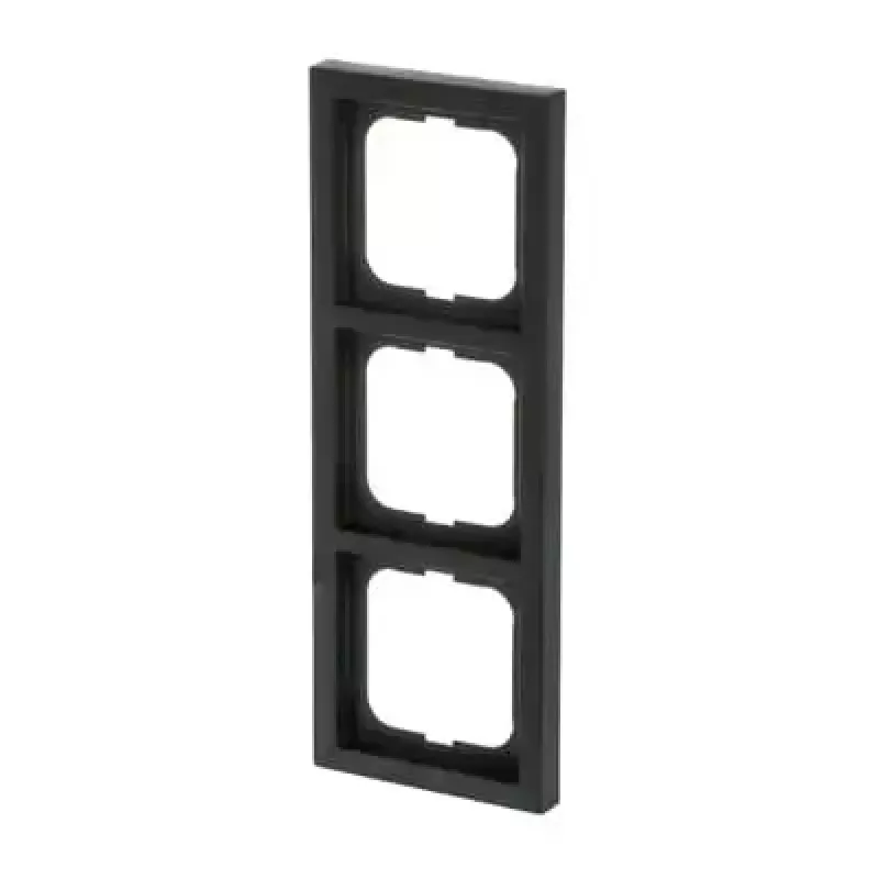 Busch-Jaeger electrical switch/cover panel 1723-885K Black, thermoplastic, screwless, 80×222×11 mm