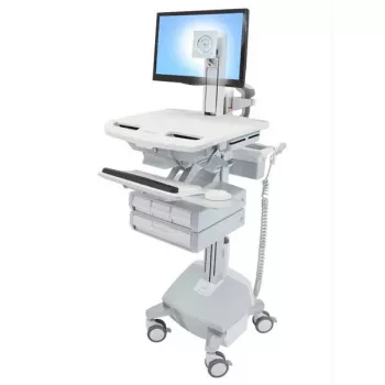 Multimedia cart Ergotron StyleView Aluminium Grey White