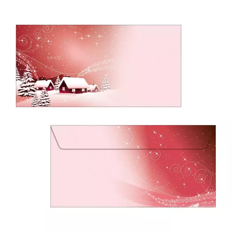 Envelope DL Sigel DU033 Red 50 pcs
