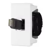 Socket Outlet USB C Kindermann 7464000620 Black White