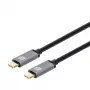 Techly USB 3.2 Gen 2 USB-C M/M Cable 1m Black, 1 m, USB B, USB C, USB 3.2 Gen 1 (3.1 Gen 1), 10 Gbit/s, Black
