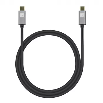 Techly USB 3.2 Gen 2 USB-C M/M Cable 1m Black, 1 m, USB B, USB C, USB 3.2 Gen 1 (3.1 Gen 1), 10 Gbit/s, Black