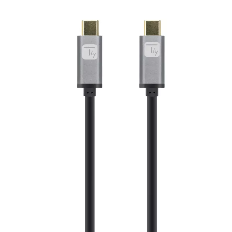 Techly USB 3.2 Gen 2 USB-C M/M Cable 1m Black, 1 m, USB B, USB C, USB 3.2 Gen 1 (3.1 Gen 1), 10 Gbit/s, Black