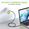 Techly USB 3.2 Gen 2 USB-C M/M Cable 1m Black, 1 m, USB B, USB C, USB 3.2 Gen 1 (3.1 Gen 1), 10 Gbit/s, Black