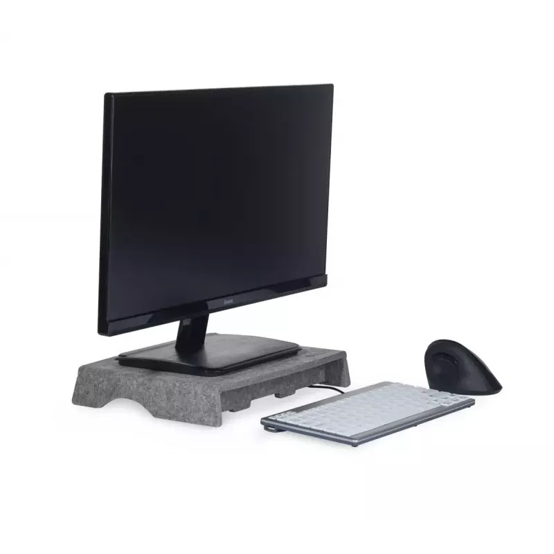 BakkerElkhuizen Q-Riser 50 Circular 76.2 cm Desk Grey