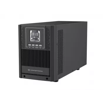 Conceptronic ZEUS52E2K 2000VA 1800W Online Tower UPS, IEC, Double-conversion (Online), 2 kVA, 1800 W, Sine, 220 V, 240 V