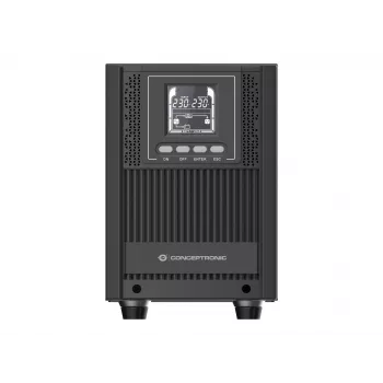 Conceptronic ZEUS52E2K 2000VA 1800W Online Tower UPS, IEC, Double-conversion (Online), 2 kVA, 1800 W, Sine, 220 V, 240 V