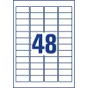 Self-adhesive label Avery J4791-25 Rounded rectangle