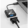 Techly Cable Adapter Converter HDMI to VGA with audio jack plug