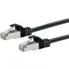 Networking cable Schwaiger CKB6025 053 RJ-45 Cat6 2.5 m Black