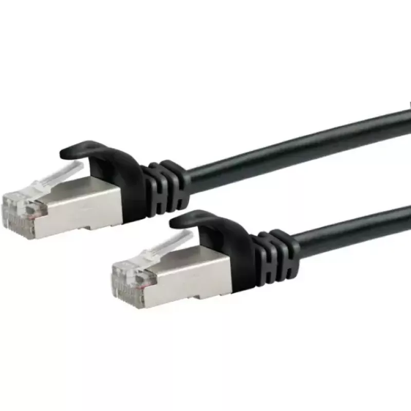 Networking cable Schwaiger CKB6025 053 RJ-45 Cat6 2.5 m Black