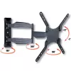 Techly 23-55 Ultra Slim Full Motion LCD TV Wall Mount Bracket Black” ICA-PLB 171M