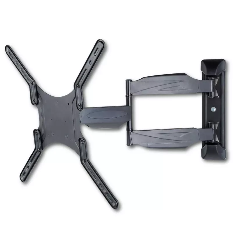 Techly 23-55 Ultra Slim Full Motion LCD TV Wall Mount Bracket Black” ICA-PLB 171M