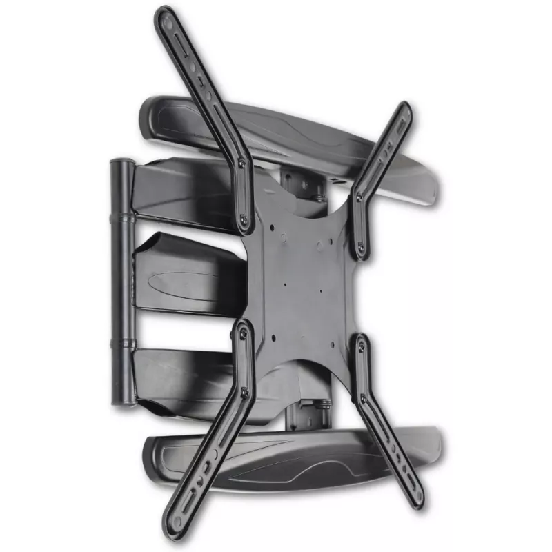 Techly 23-55 Ultra Slim Full Motion LCD TV Wall Mount Bracket Black” ICA-PLB 171M