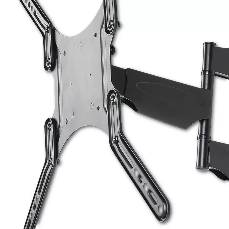 Techly 23-55 Ultra Slim Full Motion LCD TV Wall Mount Bracket Black” ICA-PLB 171M