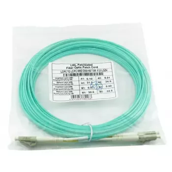 Fibre optic cable BlueOptics AJ834A-BO 1m 2x LC OM3 Full duplex