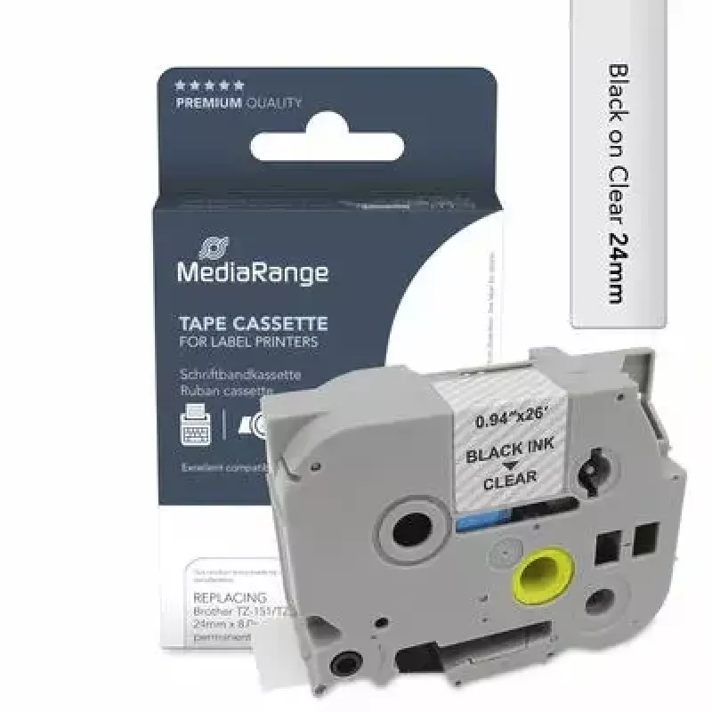 Label-making tape MediaRange MRBTZ151 compatibility Brother TZ-151