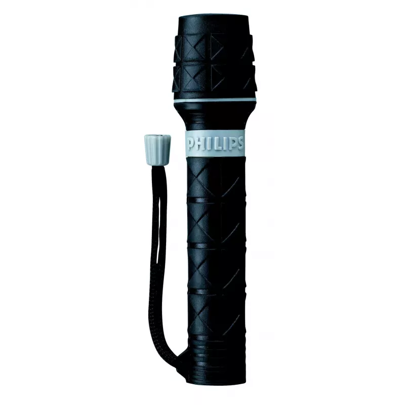 Hand flashlight Philips LightLife SFL3361/10 Black Rubber 2.4V