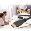 Techly HDMI 2.0 Cable A/A M/M 0.5m Black ICOC HDMI2-4-005, 0.5 m, HDMI Type A (Standard), HDMI Type A (Standard), 4096 x 2160 pixels, 3D, Black