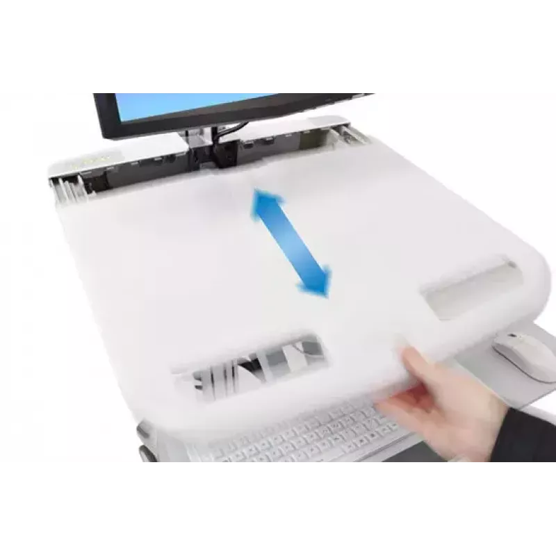 Multimedia cart Ergotron StyleView Aluminium Grey White