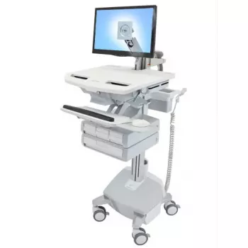 Multimedia cart Ergotron StyleView Aluminium Grey White