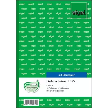 Business Form Sigel LI525 A5 Pink White