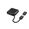 Hama USB Hub, 4 Ports, USB 3.2 Gen 1, 5 Gbit/s, incl. USB-C Adapter