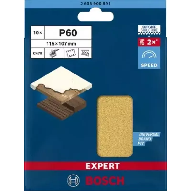 Bosch 2 608 900 891 rotary tool grinding/sanding supply Wood Sanding sheet