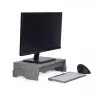 BakkerElkhuizen Q-riser 110 Circular 76.2 cm Desk Grey
