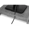 BakkerElkhuizen Q-riser 110 Circular 76.2 cm Desk Grey