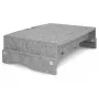 BakkerElkhuizen Q-riser 110 Circular 76.2 cm Desk Grey
