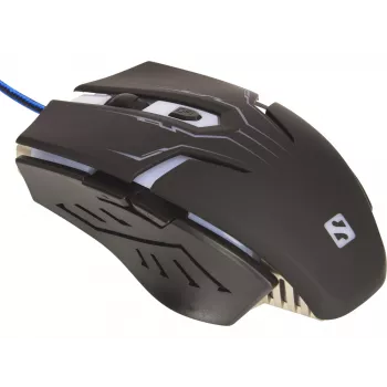 Sandberg Eliminator Mouse, Right-hand, USB Type-A, 2400 DPI, Black