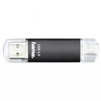 Hama Laeta Twin USB flash drive 256 GB USB Type-A / Micro-USB 3.2 Gen 1 (3.1 Gen 1) Black