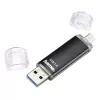 Hama Laeta Twin USB flash drive 256 GB USB Type-A / Micro-USB 3.2 Gen 1 (3.1 Gen 1) Black