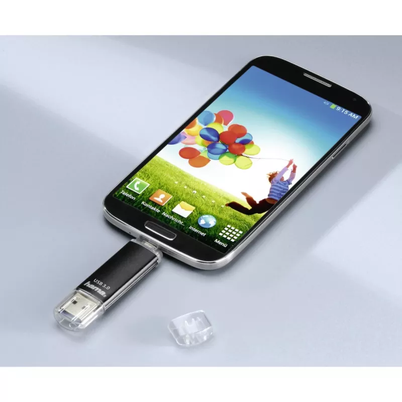 Hama Laeta Twin USB flash drive 256 GB USB Type-A / Micro-USB 3.2 Gen 1 (3.1 Gen 1) Black