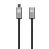 Techly USB 3.2 Gen 2 USB-C M/F Cable 1m Black, 1 m, USB C, USB C, USB 3.2 Gen 2 (3.1 Gen 2), 10 Gbit/s, Black, Grey