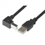 Techly USB 2.0 Cable A male / B male angled 1m ICOC U-AB-10-ANG