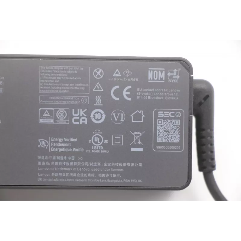 Lenovo 5A10W86253 power adapter/inverter Indoor 65 W Black
