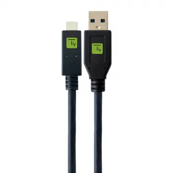 Techly ICOC MUSB31-CMAM05T USB cable USB 3.2 Gen 1 (3.1 Gen 1) 0.5 m USB A USB C Black