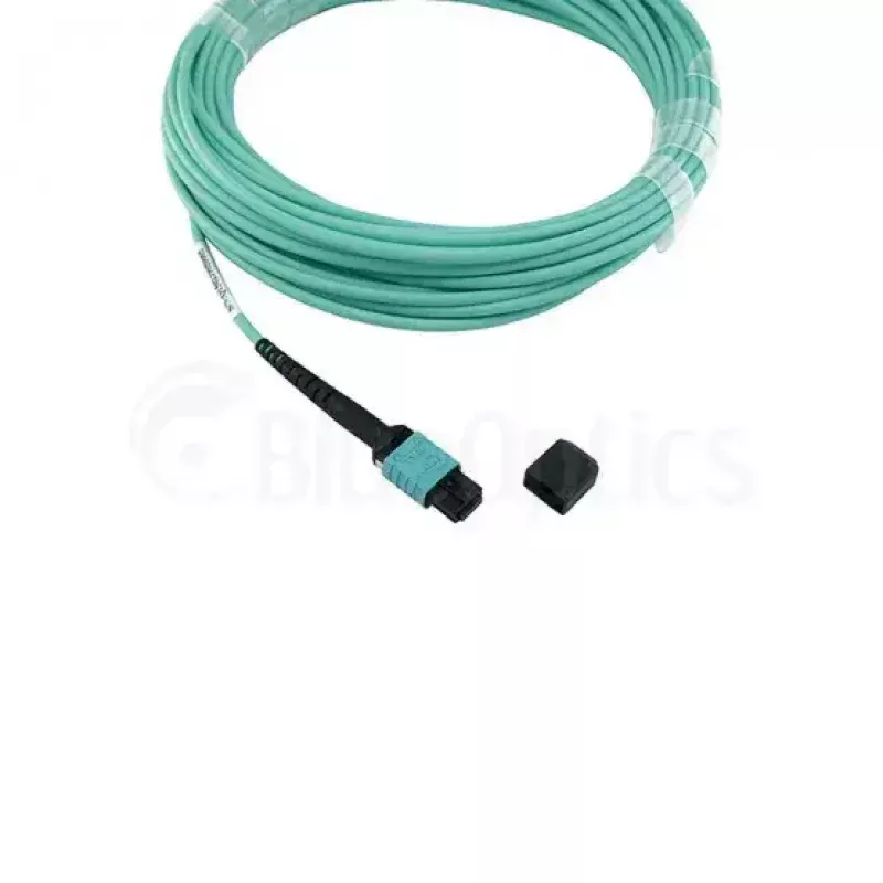 Fibre optic cable BlueOptics CBL-NTWK-0892-OPF300L-BO MPO OM3 30 m Cyan