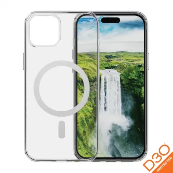 dbramante1928 Iceland Ultra D3O MagSafe Case for iPhone 17e/16e/SE, Clear (IU61CL001902)