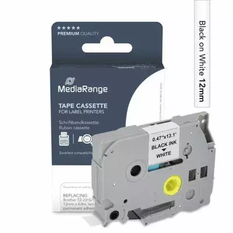 MediaRange MRBTZ231S label-making tape Brother TZ-231S compatibility