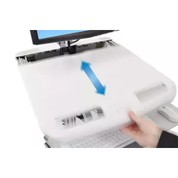 Multimedia cart Ergotron StyleView Aluminium Grey White