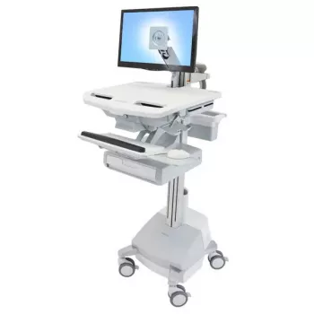 Multimedia cart Ergotron StyleView Aluminium Grey White